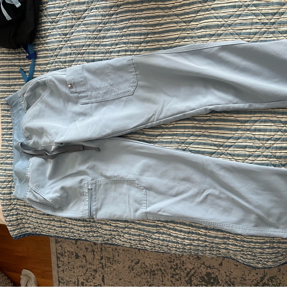 Figs Women's Skinny Pants in Light Blue